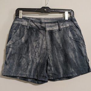 Kelly Wearstler Black Tie Dye Mini Shorts